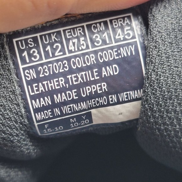 Skechers Equalizer 4.0 Mens 13 Navy Blue Water Resistance Trail Shoes 237023 - Picture 9 of 12